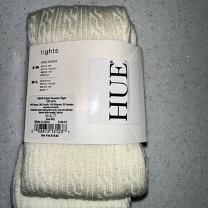 HUE Ivory Sweater Tights for Men